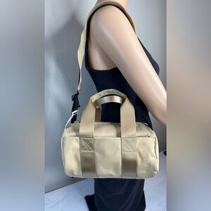 Everlane‎ Recycled Nylon Barrel Bag Gold Mini Crossbody Everyday Utility